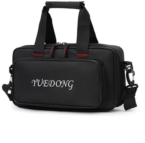 Qualoramall Borsa per pedaliera per chitarra, in tessuto Oxford, multieffetti, portatile, leggera, per effetti e pedaliera, con imbottitura interna (40 x 27 x 10)