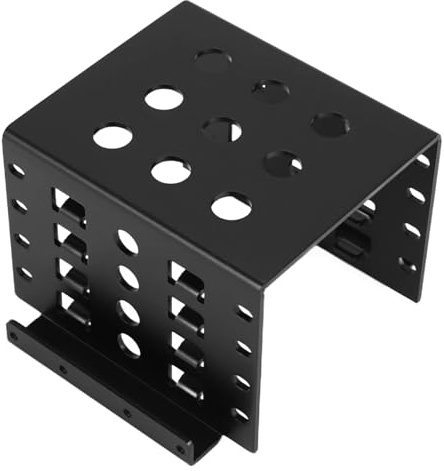 Agmoctz 4 bahías 2,5 discos duros adaptador interno soporte soporte de aleación de aluminio