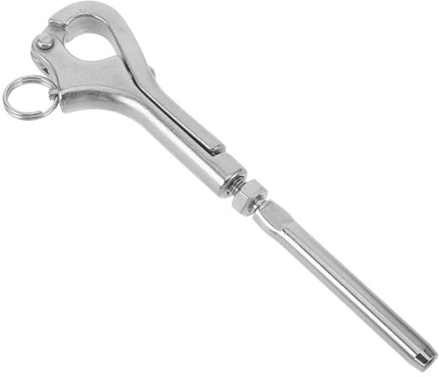 Fenical Boat Anchor Hook and Stainless Steel Quick Release Shackle for Marine Hook Tasks Wire Rope Terminal Fitting, Heavy Duty Corrosion-resistant Marine Rigging Hardware Lifeboat