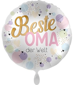 Folienballon Beste Oma der Welt 43 cm Geschenk