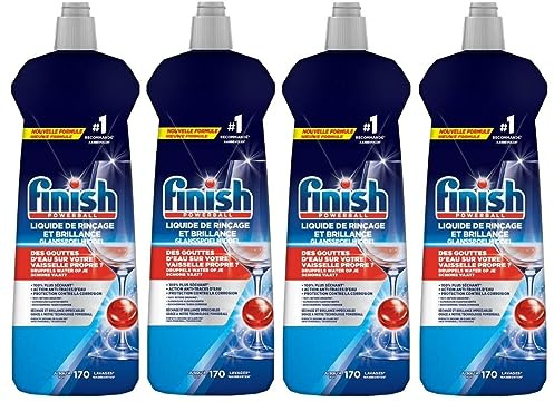 Finish Liquide de Rinçage - Lot de 4 x 800 ml
