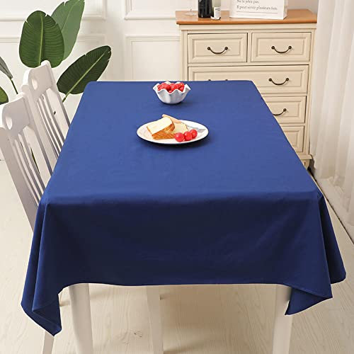Kuinmpiond Tischdecke Tischtuch Tischwäsche Verschleißfest für Gastronomie Feste Party Hochzeiten Marineblau 120×120cm