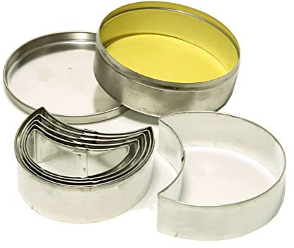 Pavoni PAO840054 Scatola 6 Tagliapasta Mezzaluna L.Stp54L