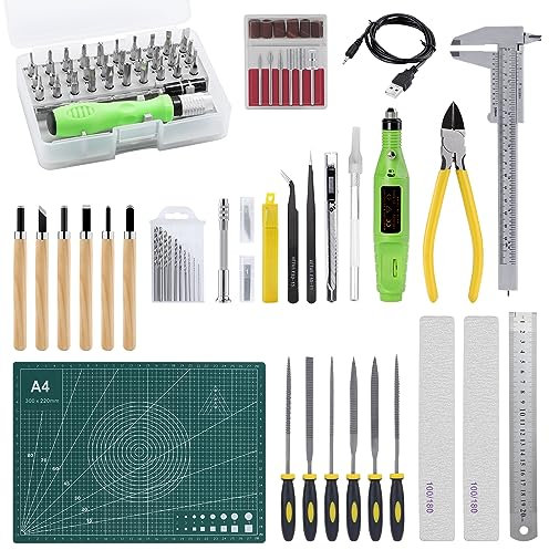 HSEAMALL 109 Pièces Outils de Modélisme Gundam Modèle Outils Kit Maquette Construction Modèle de Base Réparation et Fixation Hobby Building Craft Set