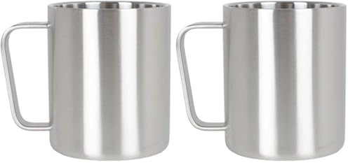 Lifeventure Stainless Steel Mug – Strong Corrosion Resistant Mug Ideal for Camping or Travel