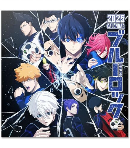 Grupo Erik Wall Calendar 2025 - Blue Lock | 12 x 12 Square Calendar 2025, Wall Planner 2025, Family Planner Calendar 2025 | Blue Lock Anime, Manga Calendar 2025
