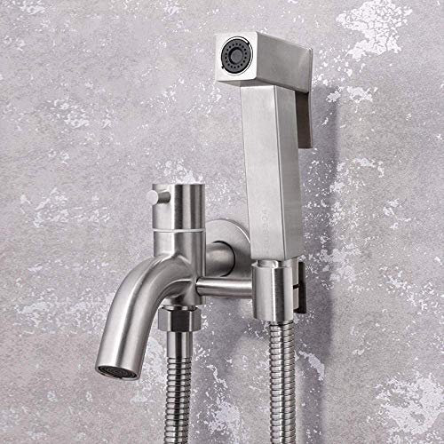 BOSHYUM Pulvérisateur de Bidet à Main pour Toilettes, rehausseur de Bidet, Nettoyage de Chasse d'eau, Compagnon de Toilettes