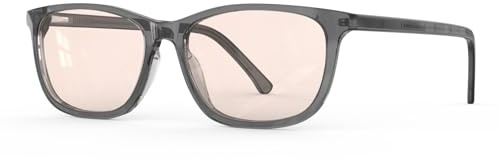 Bloomoak Rose Tinted Migränebrille, FL-Flex Lichtempfindlichkeit Linderungsbrille für fluoreszierende LED-Blende, Photophobie, Augenbelastung