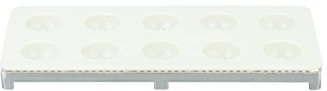 Ravioli Maker Press, Pelmeni -Form, Pasta -Herstellung von Werkzeugen, quadratischer Ravioli -Hersteller, macht 10 italienische Raviolis gleichzeitig, leicht zu bedienen Pasta (Silber)