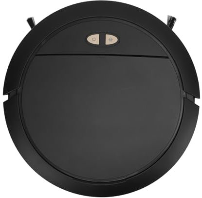 Aspiradora de Robot, 4kpa -ppliestion App Voice Control Vacuum y Cubierta de Ancho Trapeador para Cabello para Mascotas (Enchufe de la UE)