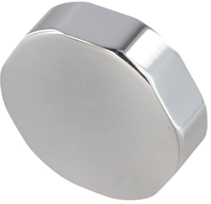 ARMYJY Bathtub Rotating Control Knob, 74Mm Brass Chrome Plated Bathroom Overflow Protection For Drain Stopper Water Flow Adjustment Handle