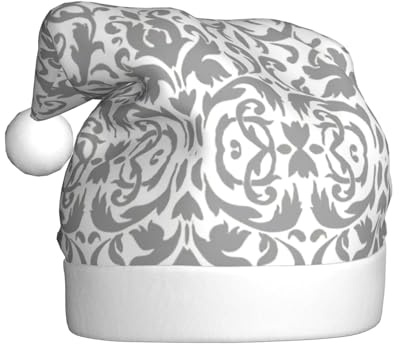 VCzsdff Dekor, weiß-schwarzer Druck, Unisex, Erwachsene, jährliche Zeremonie, 1 Stück, Weihnachts-Stirnbänder, Dekoration, Weihnachtsbaum, Schneemann, Nikolausmütze