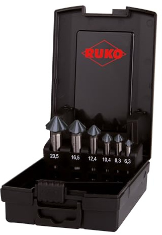 RUKO ULTIMATECUT Kegelsenker-Satz 4S HSSE-Co 5 RUnaTEC DIN 335 90° - 6 teilig - 102890EPRO