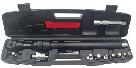 Opatiny Clé à main automatique 2 en 1 et rallonge de clé à couple élevé avec design fin, tête à cliquet de 30,5 cm et 96,5 cm, construction en alliage d'acier et étui de rangement portable