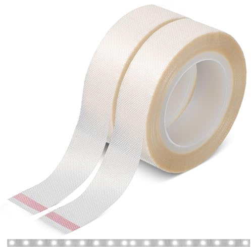 2 rouleaux de ruban opaque pour bandes LED, ruban adhésif variateur pour bandes LED, décoration de chambre, rétroéclairage TV, réduit l'éblouissement tout en maintenant la luminosité.