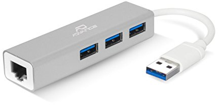 Advance Adaptador USB 3.0 Red Gigabit Ethernet RJ45 + 3 Puertos USB 3.0: surfez en Alta Velocidad.
