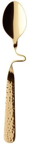 Villeroy & Boch 1457140161 NewWave Lot de 6 cuillères à café en Acier Inoxydable plaqué Or