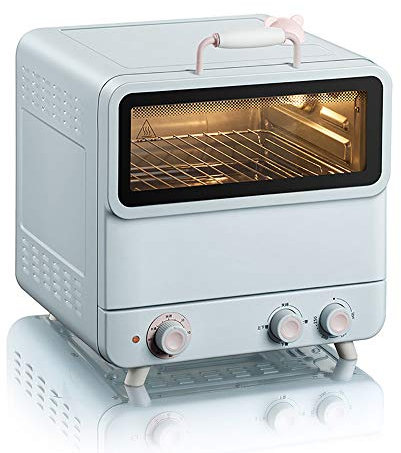 Four à vapeur,Petit four électrique de cuisson multifonction entièrement automatique,Conception de grande capacité à double couche de 20L,Réglage de la température de 100 à 250 °C,Minuterie de 60 mi