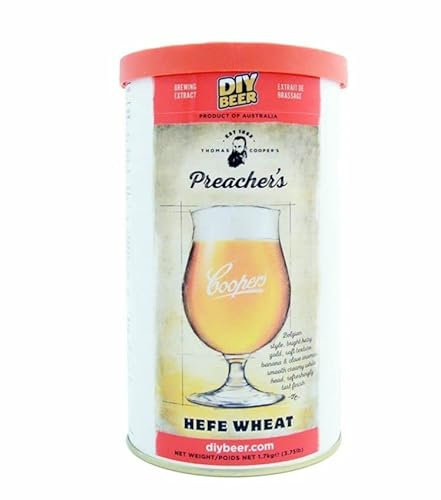 La zappa Malto preparato per Birra Artigianale Coopers Kit fermentatore da 23 lt (Hefe Wheat)