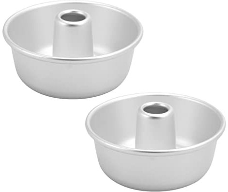 Healeved 2stücke Aluminiumlegierung Donut Backform Für Mousse Schokoladenkekse Und Desserts Antihaft Kuchenform Für Backergebnisse Für Muffins Und Gebäck Silber