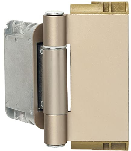 SFS 1353017, Aluminium vernickelt matt eloxiert Haustürband Easy 3D Stiftsicherung