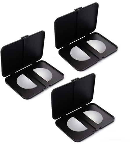 SKYWAY 3 Pack Stick on Bifocal Lenses, Stick on Reading Lenses, Clear Magnifying Bifocal Lenses for Glasses Sunglasses Safety Goggles, Removable, Reusable, No Water Needed,1.5