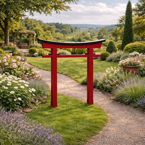 AAF Nommel Torii 023 Arche de portail japonaise en bois pour la maison et le jardin