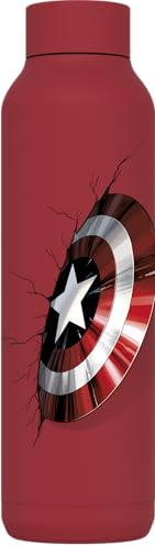 Quokka Borraccia termica in acciaio inox Solid FireBrick Red 630 ml Captain America
