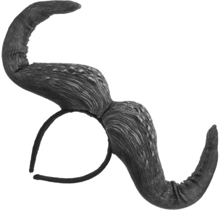 KOMBIUDA Bull Horn Headband Für Halloween Und Cosplay Tierkostüm Zubehör Für Partys Bequemes Und Langlebiges Haarband Mit Einzigartigem Horn-design