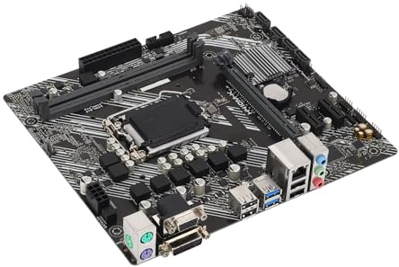 Prime H410M K Gaming Motherboard, 2 Emplacements DDR4, PCI E 3.0, 1 Slot X16, Realtek Alc887 Sound, Realtek RTL8111H Gigabit Ethernet, M ATX, LGA 1200, 4 III, HD Multimedia Sortie