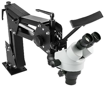 Strumenti for gioielli con microscopio a microimpostazione multidirezionale 0,7X-4,5X Lente d'ingrandimento for microscopio Super Clear, Potente ed efficiente