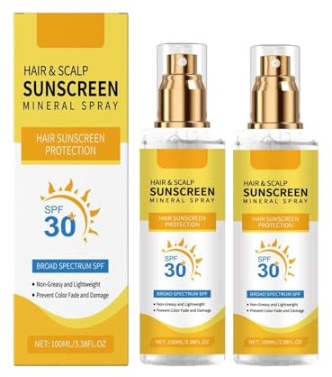 Haar- und Kopfhautschutzspray LSF 30, Sonnenschutz Für Die Kopfhaut, Nicht Fettend, Für Die Haare Und Beugt Troc, Erhält die Vitalität und Feuchtigkeit des Haares (2)