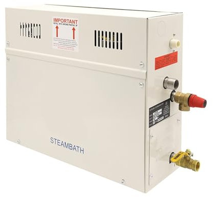 OUHFCASN Generatore di Vapore Spa da 3-9 kW, Macchina for Bagno di Vapore Domestico, Motore for Bagno di Vapore Umido con Controller Digitale Riscaldamento efficiente(3kw)