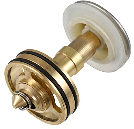 GETAJGHSD Bounce Drain Filter and Push Button Wash Basin Drainer Copper Blue Set, Pop-up Sink up Filter Garbage Strainer for Bathroom Sink Accessories