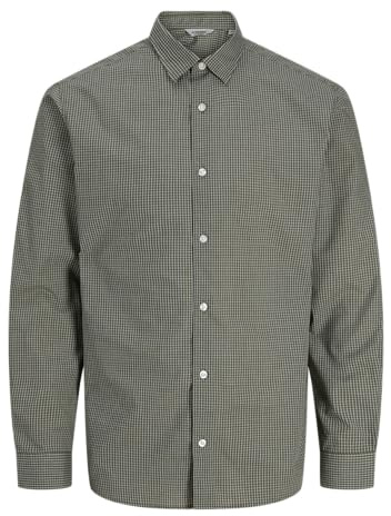 JJ REBEL Check Shirt Ls Jrebgavin Chemise à Carreaux Taille L Homme