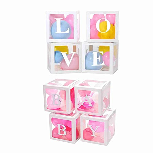 Yctze Eleganti Scatole di Palloncini Chiari per Doccia, Feste di Compleanno, Proposte, Impegni e Decorazioni per la Casa