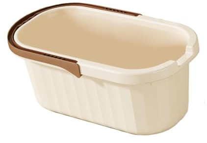 Sharplace Cubo para Fregona de Limpieza, para Lavar Autos, Cesto de Ropa Portátil, Cesto de Almacenamiento para Playa, Lavandería, Jardinería, Camping, Café Pequeño, Individual