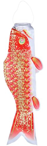 Kisangel Japanese Style Fish Windsock Flag Carp Wind Socks Outdoor Ornament Lightweight Fabric Material Suitable for Window and Patio Decoration Unique Refined Design