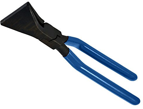 Abkantzange Klempner Dachdecker Zange Falzzange Blech Biegezange gerade 0° Länge 280 mm Blau