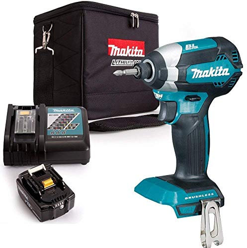 Makita DTD153Z 18V Brushless Impact Driver + 1 x 3Ah Battery, Charger & Cube Bag