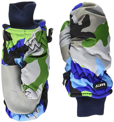 Barts Unisex-Kinder Nylon Mitts Kids Fäustlinge, CAMO BLAU, 1