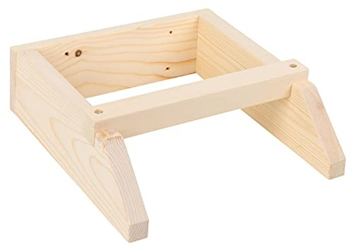 VOSS.farming Hühner-Sitzstange 30cm Holz zum Aufhängen Wandmontage Hühnerstall Huhn