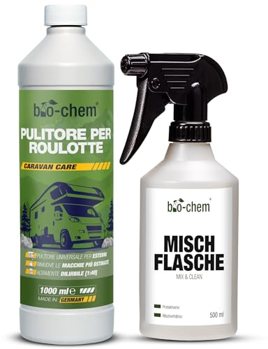 bio-chem Nettoyant pour caravanes 1L + flacon mélangeur