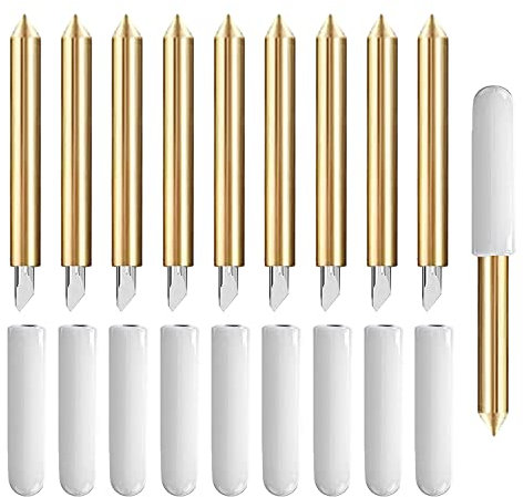 Niantime Ersatzklingen mit feiner Spitze, kompatibel mit Maker/Maker 3 Schneidemaschinen, kompatibel mit Explore Air/Air 2/Explore Air 3, 10 Stück