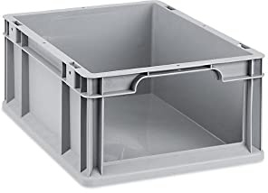 PROREGAL Eurobox NextGen Store | HxBxT 17x30x40cm | 16 Liter | Front offen | Eurobehälter, Transportbox, Transportbehälter, Stapelbehälter