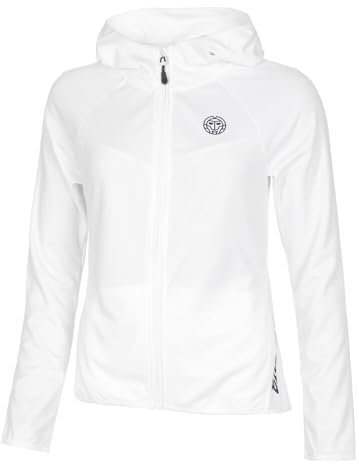 BIDI BADU Damen Crew Jacket - White, Größe:L