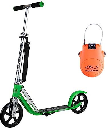 HUDORA BigWheel® 205 Scooter, Grass Exklusiv Edition inklusive Kabelschloss