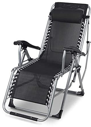 Zero Gravity Chairs, Folding Reclining Chairs, Beach Chairs, Lounger Deck Chairs, Sun Lounger, Recliner, Garden Outdoor Patio Sun Loungers, Super Width 68CM