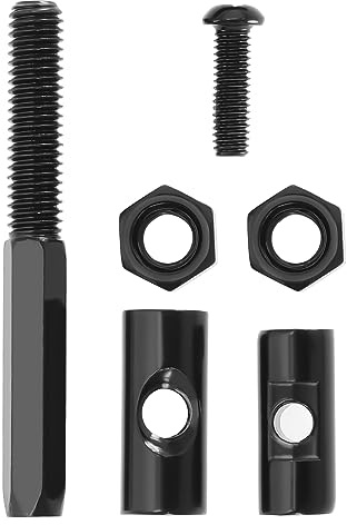 SG Store Set mit 6 Schrauben, Blockierung, Baum, kompatibel mit Ninebot Max G30 G30D Elektroroller, Zugstange, faltbar, Schrauben, Scooter, Zubehör, Schwarz
