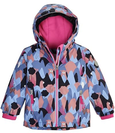 first instinct by killtec Kinder Skijacke/Funktionsjacke mit Kapuze und Schneefang FISW 29 MNS SKI JCKT, hellblau, 122, 42138-000